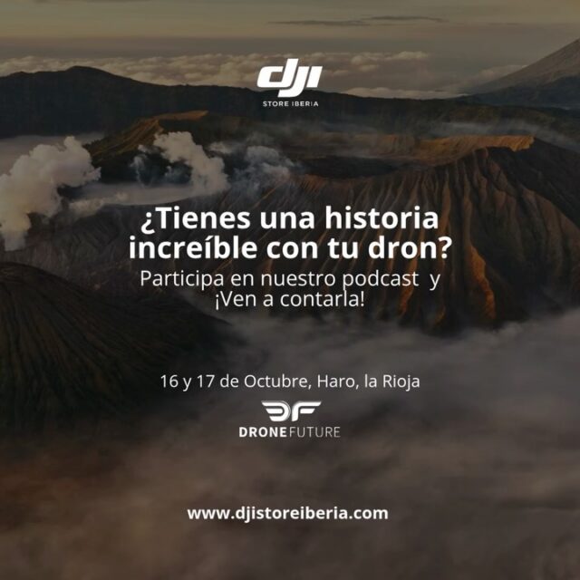 ¡Nos vemos muy pronto en el evento Drone Future! 🚁✨
Este 16 y 17 de octubre, el equipo de DJI Store Iberia estará presente en Haro, La Rioja, para celebrar nuestra pasión por el vuelo. Además, ¿tienes una historia increíble con tu dron que el mundo deba conocer? 🎙️ ¡Visita nuestro espacio, participa en nuestro podcast exclusivo y ven a contarla!
📍 Prepárate para el evento y equípate en nuestras tiendas físicas:
Madrid Norte: Centro Comercial La Vaguada
Madrid Sur: Centro Comercial Westfield Parquesur
Barcelona: Centro Comercial Westfield La Maquinista
Donostia / San Sebastián: Centro Comercial Garbera
🌐 Conoce más sobre nuestro ecosistema en: www.djistoreiberia.com